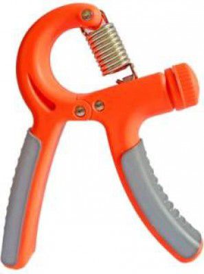 ANKARO Orange Grey PVC Strengthener Trainer Adjustable Hand Grip