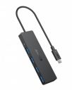 Anker USB C Hub, 4 Ports USB 3.0 Data Hub with 5Gbps Data Transfer, 0.7ft Extended Cable...