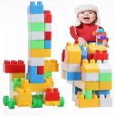 ANKIRANT MEGA 25+ Piece Building Block Toy Set with Jumbo Brightly Colored 8 Unique Fun Shapes Giant Big Blocks (25 pcs)...