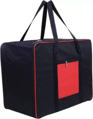 Ankit International AI_MTB_01 Rexine Jumbo Attachi Bag Travel Handbag Storage Carrying Bag, Blanket Cover,Duffle,Travel Multi-Purpose Bag (Black)
