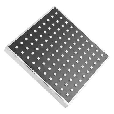 ANMEX SQUARE Premium ABS Heavy Duty Overhead Chrome Polished Finish Shower Head (4X4)