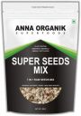 Anna Organik Super Seeds Mix, Seeds for Eating, Mix Seeds, Diet Snacks - Healthy Diet Snacks 7 in 1 Raw Seeds mix (400gm) (PACK OF 2)...