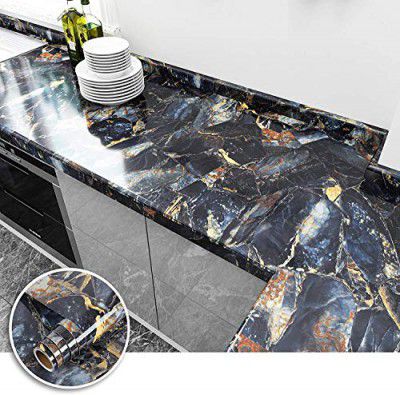 ANNACREATIONS Vinyl, Pvc Self Adhesive Wallpaper, 12 X 120 Inches