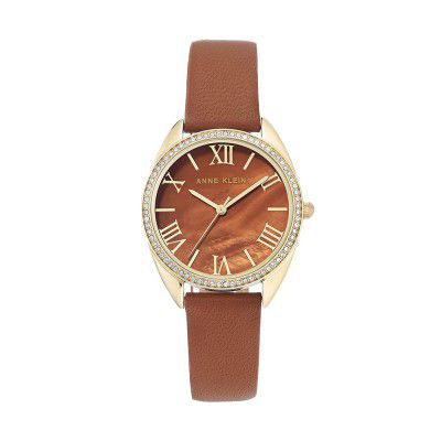 Anne Klein Analog Brown Dial Women's Watch - AK3242BMBN