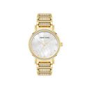 Anne Klein Womens 36 mm White MOP Dial Metal Analog Watch (Not assigned,Not Assigned)...