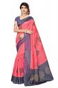 Anni Designer Cotton Saree with Blouse Piece (6O-8HGD-SZMV_Pink_Free Size)...