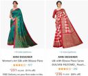 ANNI DESIGNER Silk Saree up to 95% off...