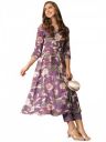 ANNI DESIGNER Women's Cotton Blend Anarkali Printed Kurta with Pant...