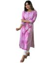 ANNI DESIGNER Women's Cotton Blend Printed Straight Kurta & Pant...
