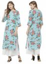 ANNI DESIGNER Womens Crepe Printed Straight Kurta (Sahoo Sty)...