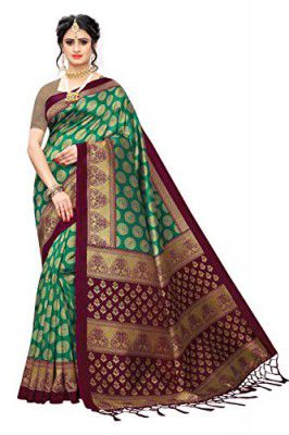 Anni Designer Womens Rama Color Khadi Silk Saree