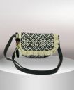 ANOUK Women Black, Beige Sling Bag - Regular Size...