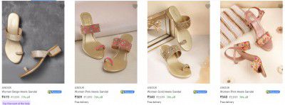 Anouk Womens Heels Upto 77% Off Start at Rs 419