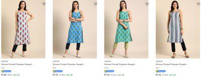 Anouk Womens Kurtas Starting Rs 160