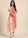 AnoukWomen Floral Printed Kurta & Trousers With Dupatta...