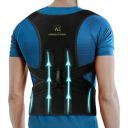 Anshelite India™ Unisex Posture Corrector Adjustable Straps | Two Metallic Plates at back For Best Support-Free Size...
