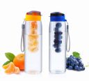 Anshri Fruit & Tea Infuser Plastic Water Bottle Plastic Water Bottle with Infuser, 900ml, Pack Of 2 Multicolor...