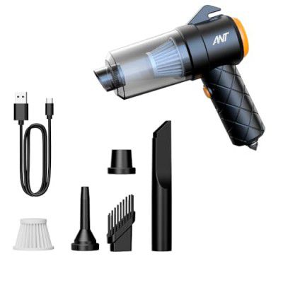 Ant 6 in 1 Emergency Vacuum Cleaner with Window Breaker Seat Belt Cutter Mini Wireless Emergency Vacuum Cleaner with 2500pa Suction Power, DB11
