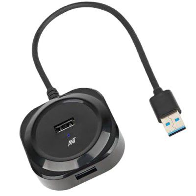 Ant Booster 411 USB Hub 3.0 – 4-Port Round USB Splitter 