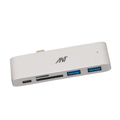 Ant Booster MAK 01 USB Hub – 4-Port USB 3.0 Splitter in Silver 