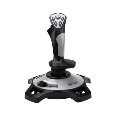 Ant E Sports Js55 Flight Simulator Controls, Flight Joystick Controls With Vibration Function And Throttle Controls Wired Flight Stick