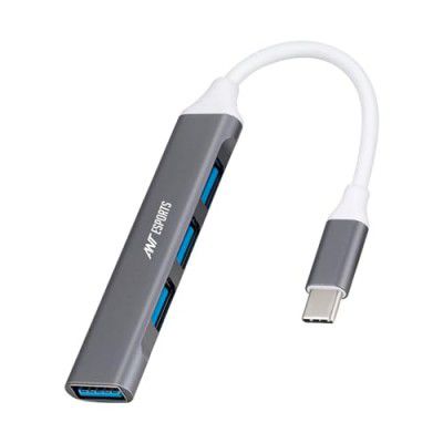 Ant Esports AEC410 4 in 1 Ports USB C Hub, 3.0 USB Port Expander