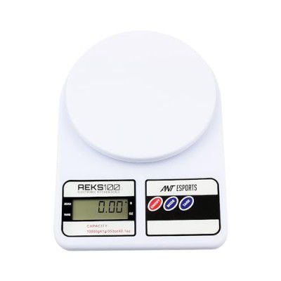 Ant Esports AEKS100 Kitchen Weighing Machine/Food Scale Up to 10Kgs