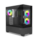 Ant Esports Crystal Z3 Mid-Tower Computer Case/Gaming Cabinet – Black | Support ATX, M-ATX, ITX | Pre-Installed 2 Top & 1 Rear ARGB Fans...