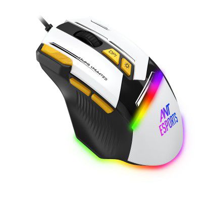 Ant Esports GM333 RGB Wired High-End Optical Ergonomic Gaming Mouse