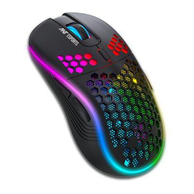Ant Esports GM690 PRO 2.4Gz Bluetooth Wireless Gaming Mouse Honeycomb Wireless Mouse