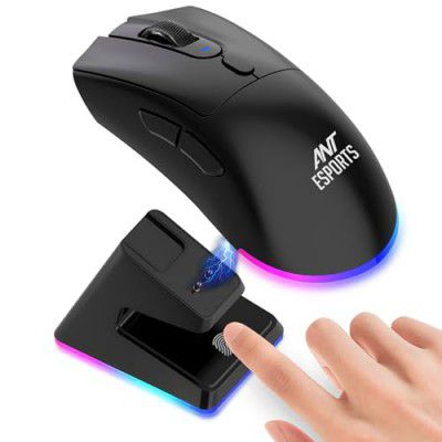 Ant Esports GM900 Pro 3 in1Rechargeable Wireless + BT + Wired Gaming Mouse