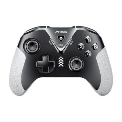 Ant Esports GP365 Pro Wireless Controller with Hall Effect Magnetic Triggers for PC/PS3/Android, 2.4G Connectivity (Black/Grey)
