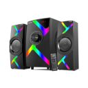 Ant Esports GS80,80W 2.1 Channel Bluetooth Multimedia RGB Speaker with Subwoofer Satellite Speaker – Gun Black...