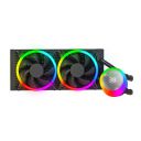 Ant Esports ICE Chroma 240 ARGB 240mm ARGB Liquid Cooler/AIO with CPU Temperature Display - Black...