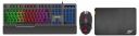 Ant Esports KM500 Pro Backlit Gaming Keyboard and Mouse Combo+Ant Value MM270 Gaming Mouse Pad-M- Medium Black...