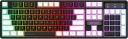 Ant Esports MK1400 / Rainbow LED Illumination, White and Black Keycaps...