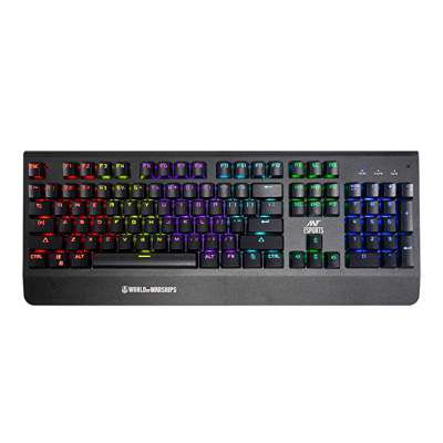 Ant Esports MK3400W V2 Mechanical Pro World of Warship Edition Wired RGB Gaming Keyboard with Blue Switches