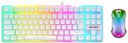 Ant Esports MK700 V2 Membrane TKL Wired Gaming Keyboard - Mercury White & Ant Esports GM610 7D Crystal Full RGB Gaming Mouse- White...