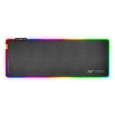 Ant Esports MP400 RGB - Gaming Mouse Pad-XL- Large Extended LED Mousepad – Black.