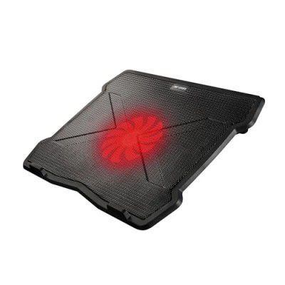 Ant Esports NC130 Laptop Cooling Pad with 125mm Quiet Red LED, USB Ports
