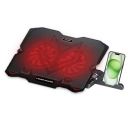 Ant Esports NC150 Ultra Slim and Sturdy Portable Laptop Cooling Pad with 2 * 1 125mm Red LED Fan with Phone Holder...
