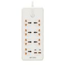 Ant Esports PS722 Power Strips with 7 Universal Socket and 2USB-A & 2Type-C –White...