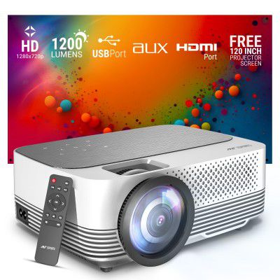 Ant Esports View 511 LED 720P Native & 4K Support I 1200 Lumens I Remote Control I AV/HDMI/USB