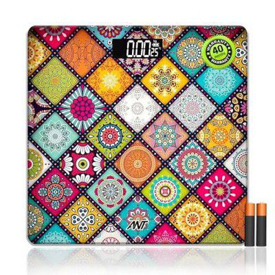 Ant Flora New Mandala Digital Weighing Scale for Body Weight (Up to 180 kg)