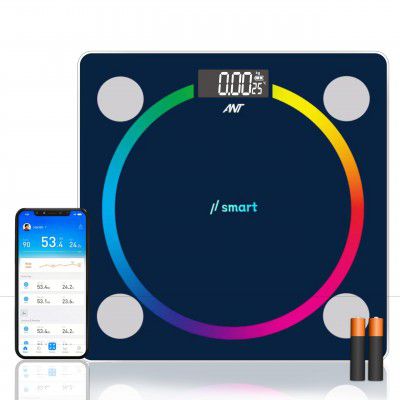 ANT Flora Supreme Smart Scale Bioelectrical Digital Body Weight Machine for Home with Bluetooth App