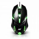 Ant Globe 12 Wired Optical Gaming Mouse - 2400 DPI High-Precision Sensor, Multicolour RGB Backlight, 4 Responsive Buttons (Black)...