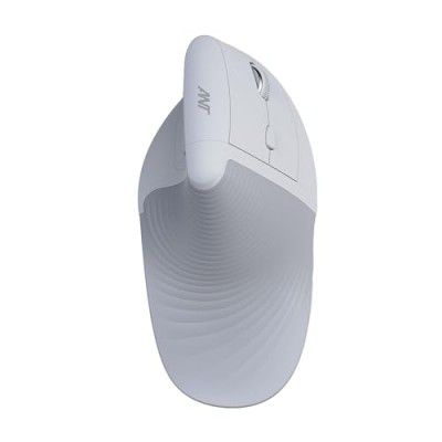 Ant M200 Vertical Wireless Mice, Wireless Ergonomic, Rechargeable,5 Adjustable DPI, Silent 2.4GHz Optical Tunnel, USB Wireless Mouse for Laptop, PC_ White