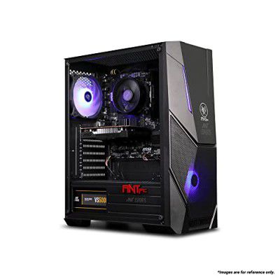 Ant PC Argentine Rz200G Gaming Desktop Pc (AMD Ryzen 3 3200G (4 Core,4 Threads,Up to 4.0 Ghz)|8Gb Ddr4 3200Mhz Memory|256Gb Sata Ssd Storage|500 Watt Power Supply) Windows 10 Pro,Black