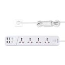 Ant Plus Electric 422 Power Strips with 4 Universal Socket and 4 USB-A & 2Type-C, 3-Meter Cord, 2500-Watt...