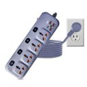 Ant PS431 Power Strip Individual Power Switch,10ft Universal Extension Cord 4 AC Outlets 3USB 1Type C PD Port...
